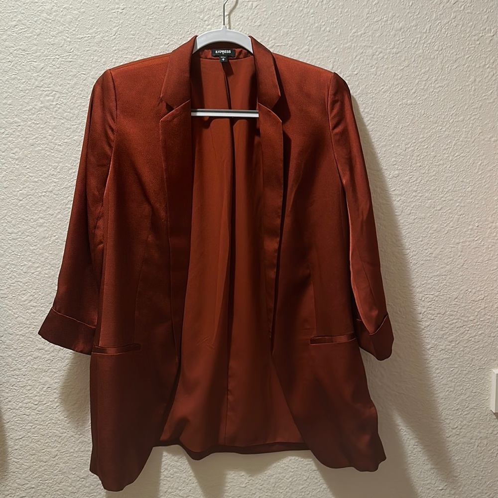 Satin blazer from Express!